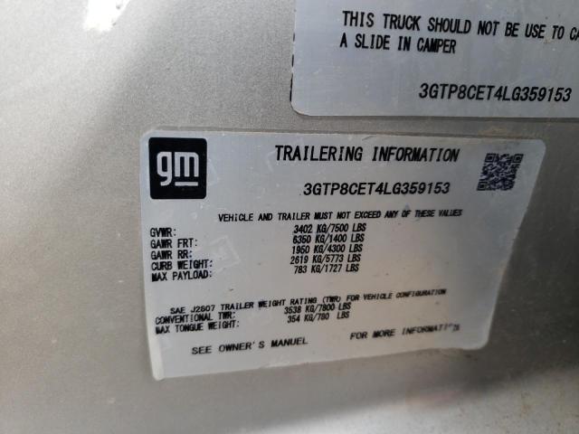 3GTP8CED4LG360957 GMC Sierra C1500 Elevation
