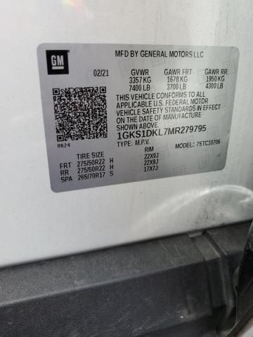 1GKS1DKL7MR279795 GMC YUKON DENALI