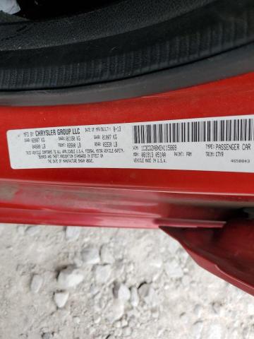 1C3CDZABXEN115869 Dodge AVENGER SE
