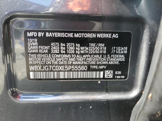 WBXJG7C0XL5P55560 BMW X1 Sdrive28i