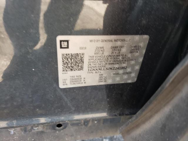 1GKKNLLS0KZ241892 GMC ACADIA SLE