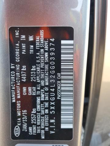 5XXGU4L32GG039374 KIA OPTIMA EX