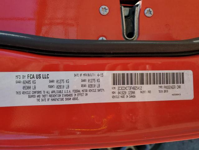2C3CDXCT3FH825412 Dodge CHARGER R/T