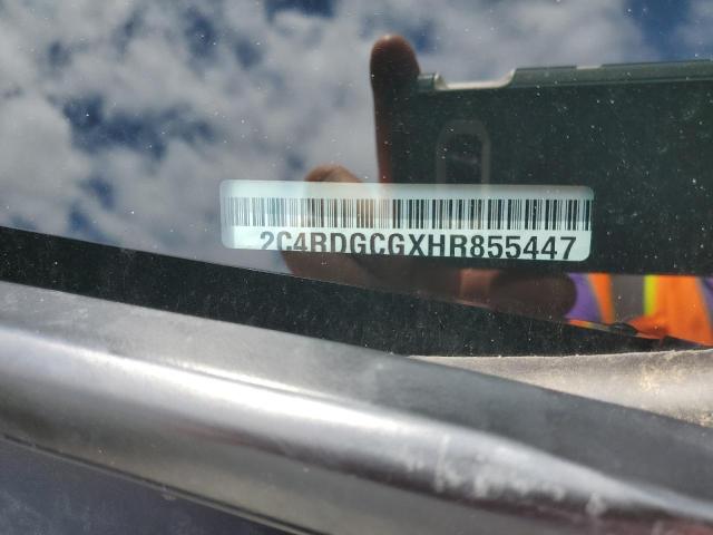 2C4RDGCGXHR855447 Dodge Grand Caravan Sxt