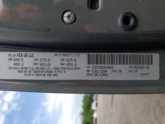 2C3CDZAG2HH558820 Dodge Challenger Sxt