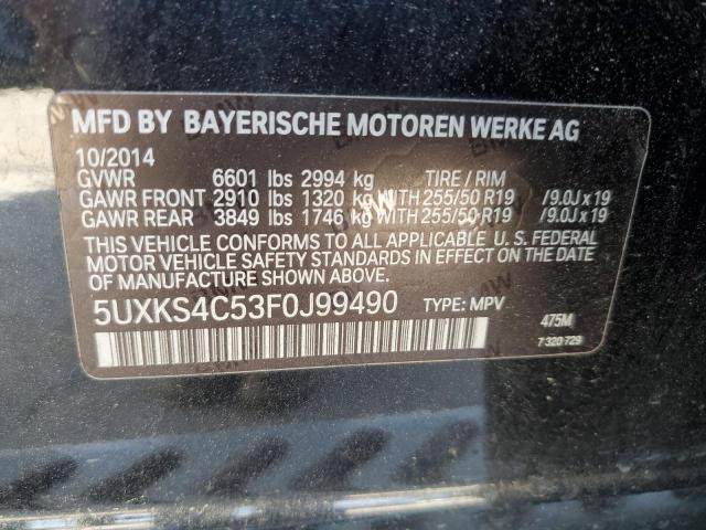 5UXKS4C53F0J99490 BMW X5 Xdrive35d