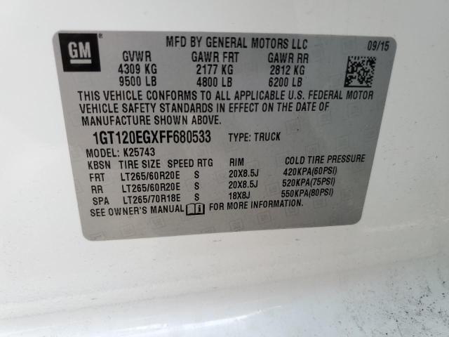 1GT120EGXFF680533 GMC Sierra K2500 Denali