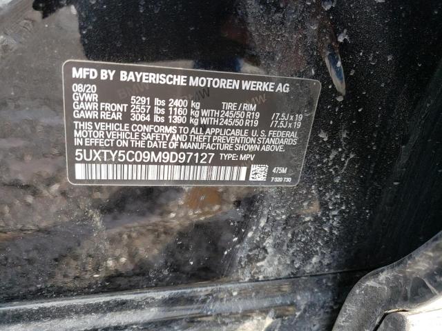 5UXTY5C09M9D97127 BMW X3 Xdrive30i