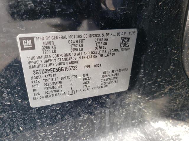 3GTU2PEC5GG155723 GMC Sierra K1500 Denali