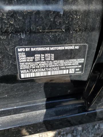 WBA73AK00M7H62993 BMW 228XI