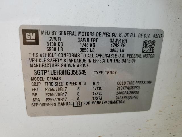 3GTP1LEH3HG358549 GMC Sierra C1500