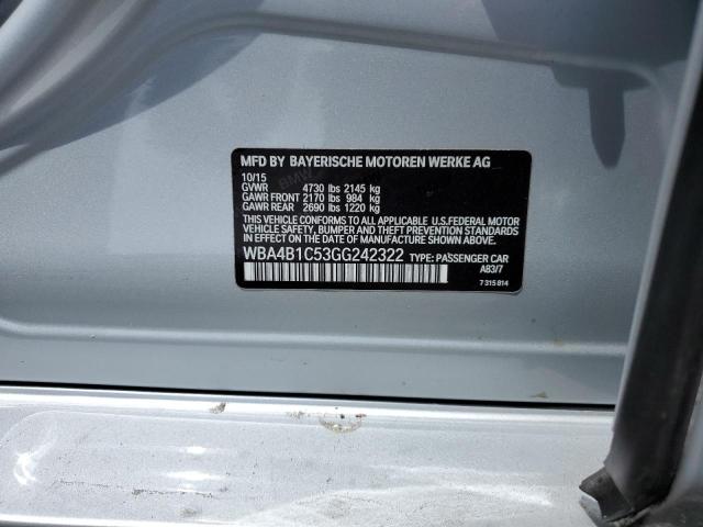 WBA4B1C53GG242322 BMW 435 I Gran Coupe