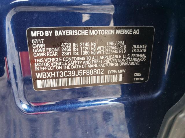 WBXHT3C39J5F88802 BMW X1 Xdrive28i