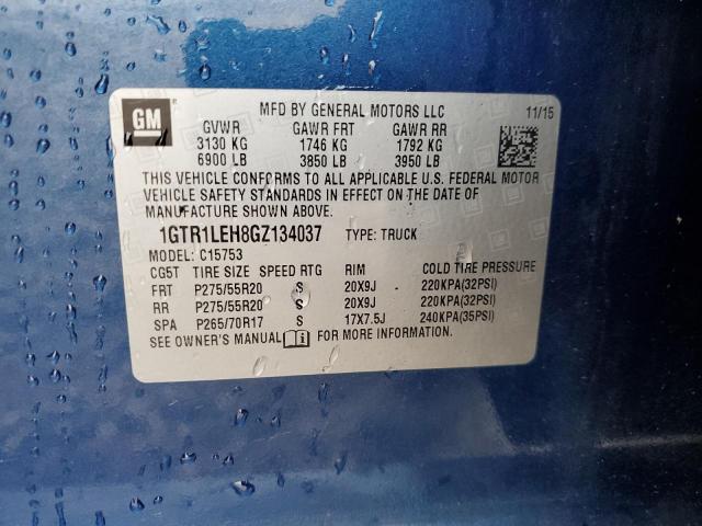 1GTR1LEH8GZ134037 GMC Sierra C1500