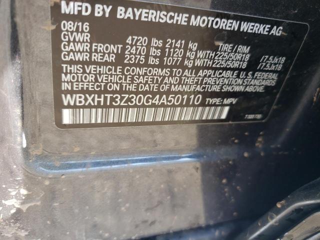 WBXHT3Z30G4A50110 BMW X1 Xdrive28i