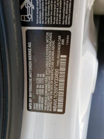 WBAVL1C55FVY33490 BMW X1 Xdrive28i