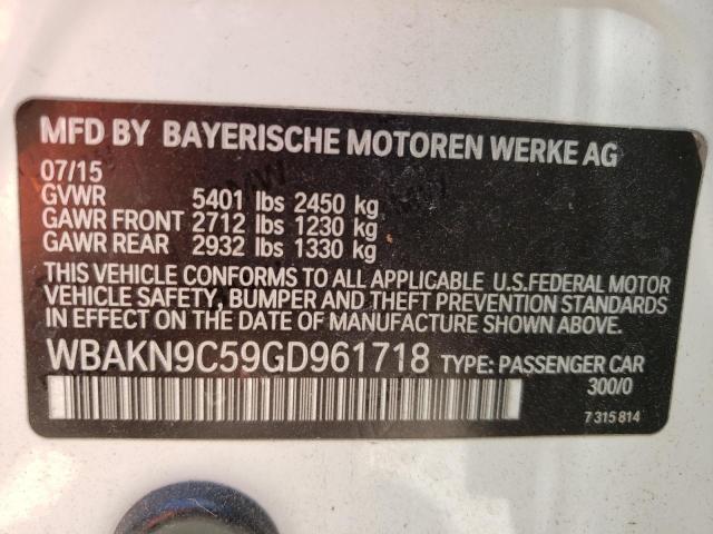 WBAKN9C59GD961718 BMW 550 I