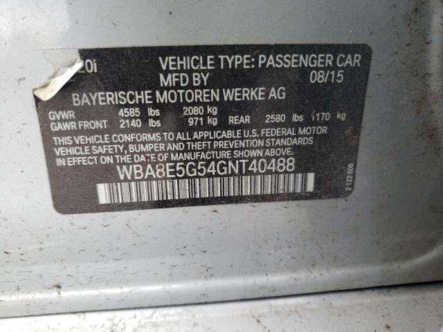 WBA8E5G54GNT40488 BMW 320 XI