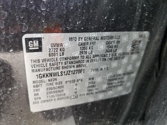 1GKKNWLS1JZ127061 GMC Acadia Slt-2