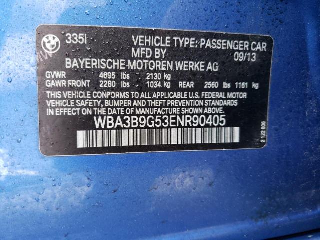 WBA3B9G53ENR90405 BMW 335 XI
