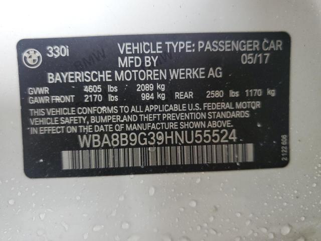 WBA8B9G39HNU55524 BMW 330 I