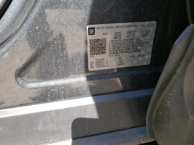 3GKALTEV6KL274606 GMC Terrain Sle
