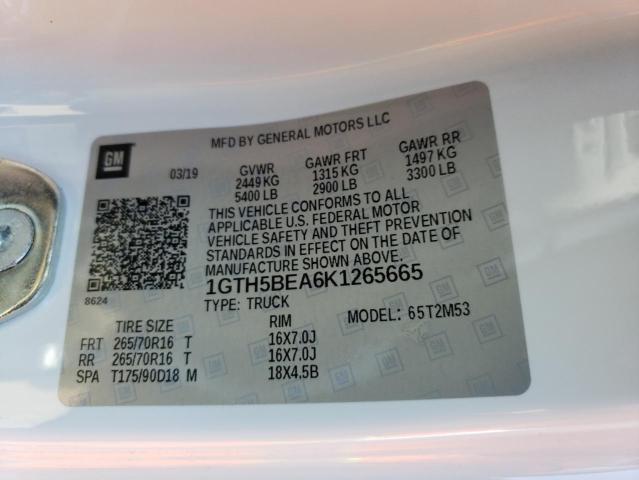 1GTH5BEA6K1265665 GMC Canyon