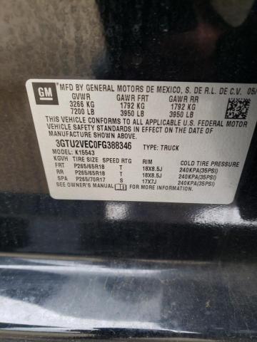 3GTU2VEC0FG388346 GMC Sierra K1500 Slt