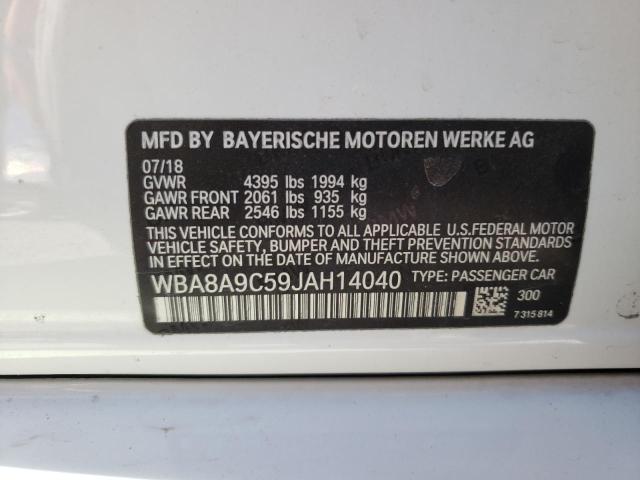 WBA8A9C59JAH14040 BMW 320 I