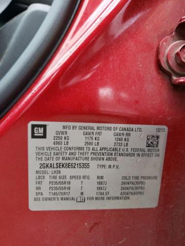 2GKALSEK8E6215355 GMC Terrain Slt