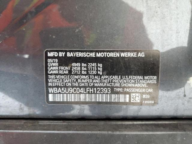 WBA5U9C04LFH12393 BMW M340XI