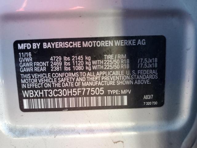 WBXHT3C30H5F77505 BMW X1 Xdrive28i