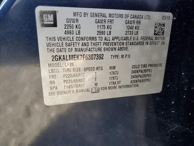 2GKALMEK7F6307392 GMC Terrain Sle