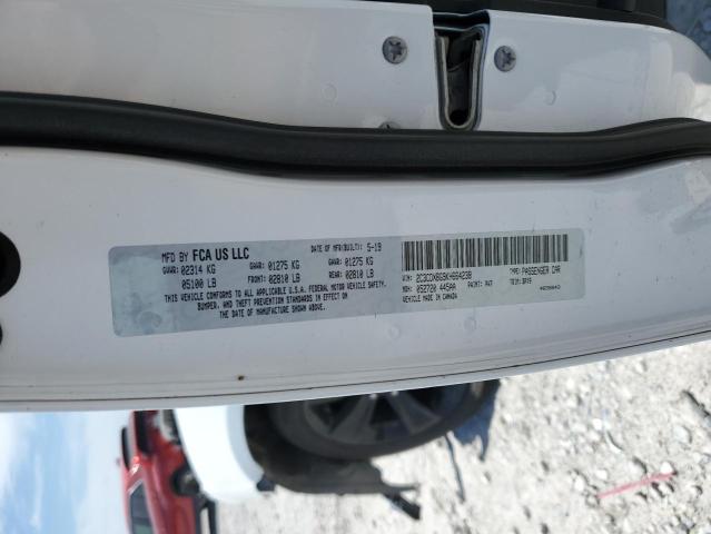 2C3CDXBG9KH664238 Dodge Charger Sxt