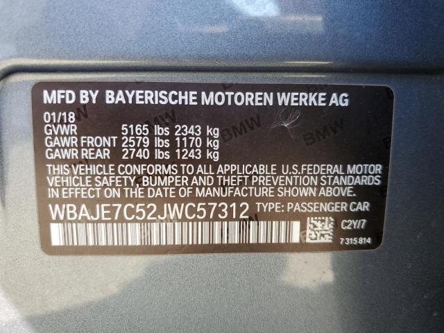 WBAJE7C52JWC57312 BMW 540 XI