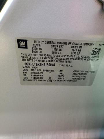 2GKFLTEK7H6130040 GMC Terrain Sle