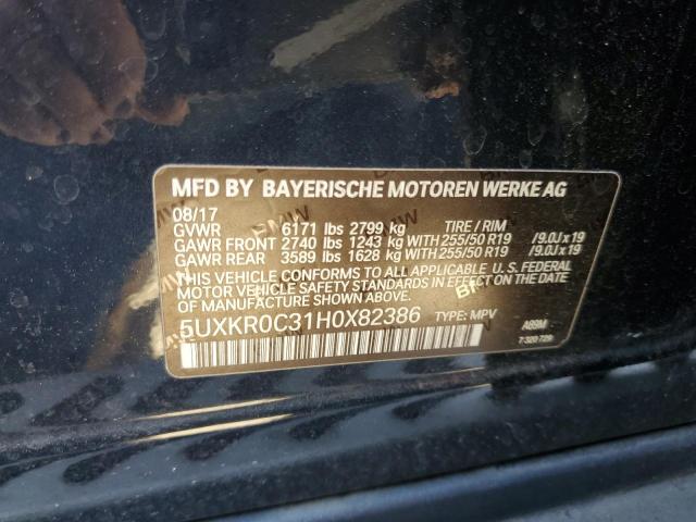 5UXKR0C31H0X82386 BMW X5 Xdrive35i