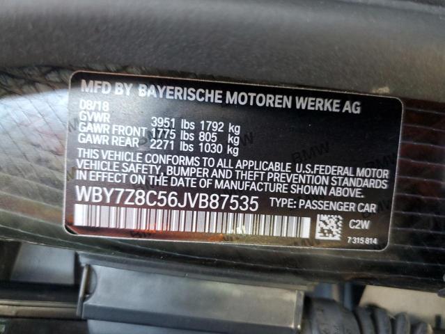 WBY7Z8C56JVB87535 BMW I3 S Rex