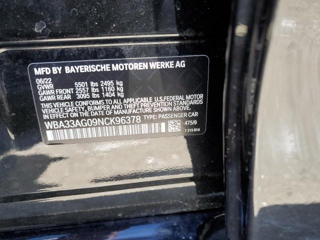 WBA33AG09NCK96378 BMW 530XE