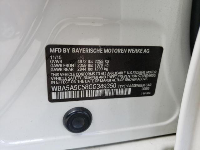 WBA5A5C58GG349350 BMW 528 I