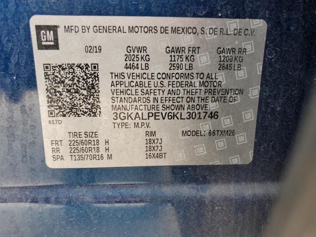 3GKALPEV6KL301746 GMC Terrain Slt