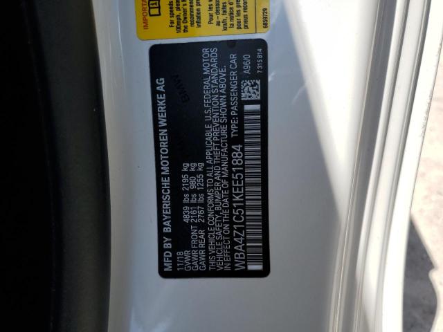 WBA4Z1C51KEE51884 BMW 430I
