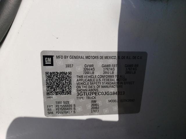 3GTU2PEC0JG184313 GMC Sierra K1500 Denali