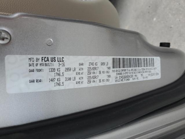 2C4RDGBGXGR341307 Dodge Grand Caravan Se