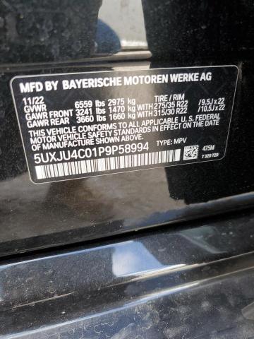 5UXJU4C01P9P58994 BMW X5 M50i