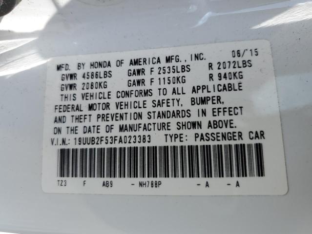 19UUB2F53FA023383 Acura TLX TECH