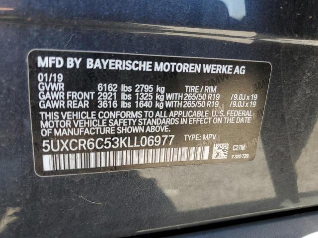 5UXCR6C53KLL06977 BMW X5 Xdrive40i