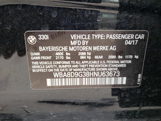 WBA8D9G38HNU63673 BMW 330 XI