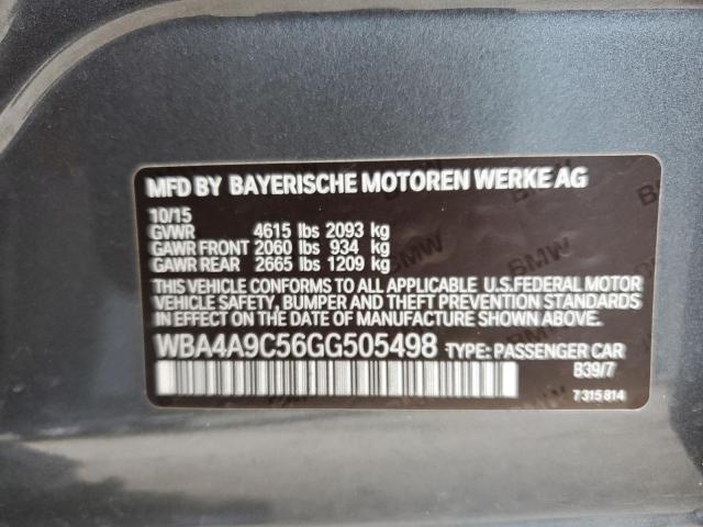 WBA4A9C56GG505498 BMW 428 I Gran Coupe Sulev
