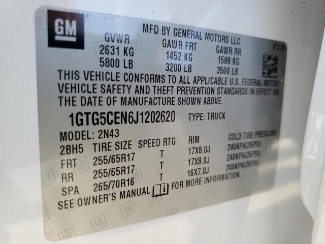 1GTG5CEN6J1202620 GMC CANYON SLE